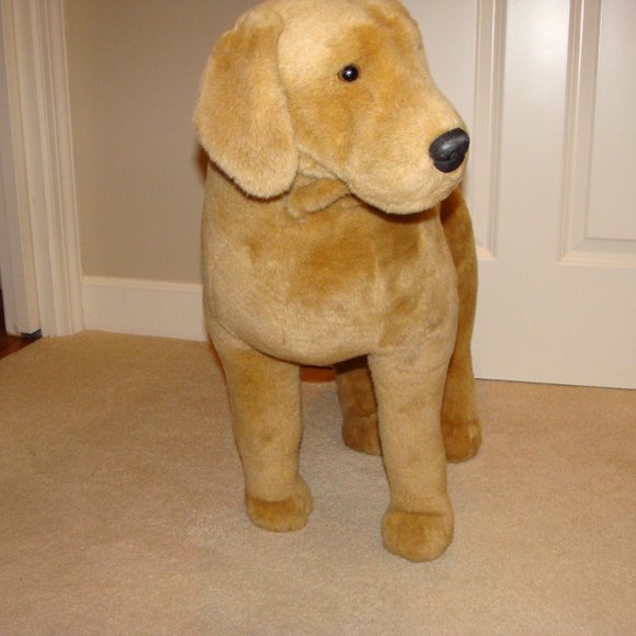 Melissa & Doug Toys Mellissa Doug Large Yellow Lab Stuffed Dog Life